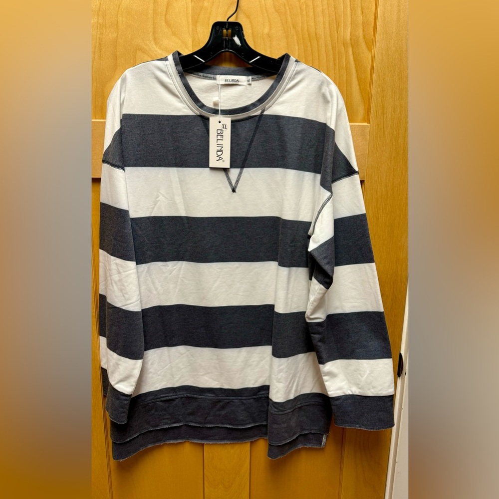 Belinda Long Sleeve Cotton Top Brand New with tags Size XL